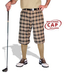 Golf Knickers: Mens 'Par 5' Limited Microfiber Golf Knickers & Cap - Bayou Clothing