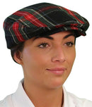Golf Knickers: Ladies 'Par 5' Plaid Golf Cap Hats