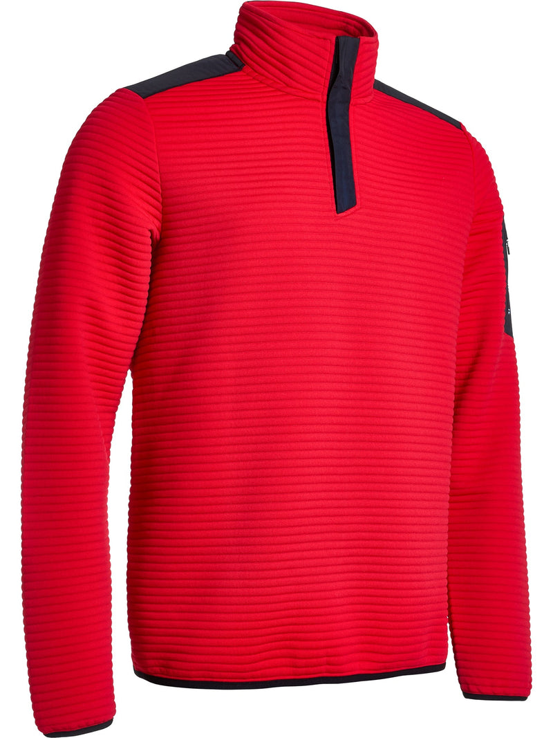 Abacus Sports Wear: Men's High-Performance 1/2 Zip Fleece Sweater - Budock