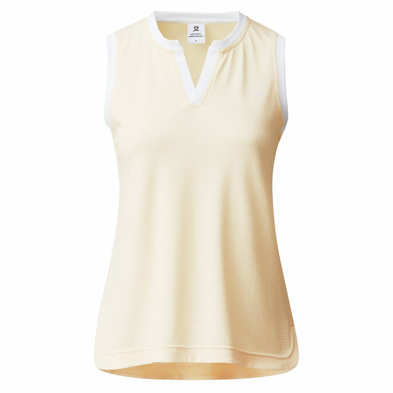 Daily Sports: Women's Massy Sleeveless Polo - Macaron Yellow