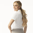 Daily Sports: Women's Peoria Short Sleeve Polo - White Clothing