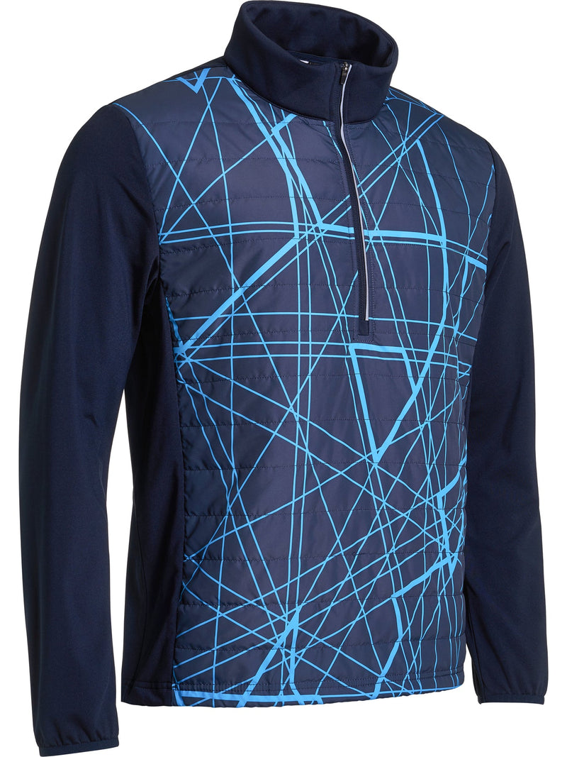 Abacus Sports Wear: Men's High-Performance Hybrid 1/2 Zip - Troon