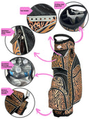 Taboo Fashions: Ladies Monaco Premium Lightweight Cart Bag - Wildcat