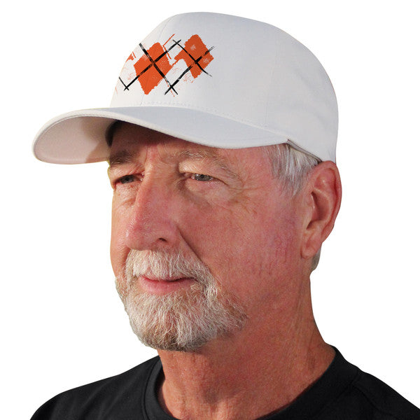 Orange/White Cap