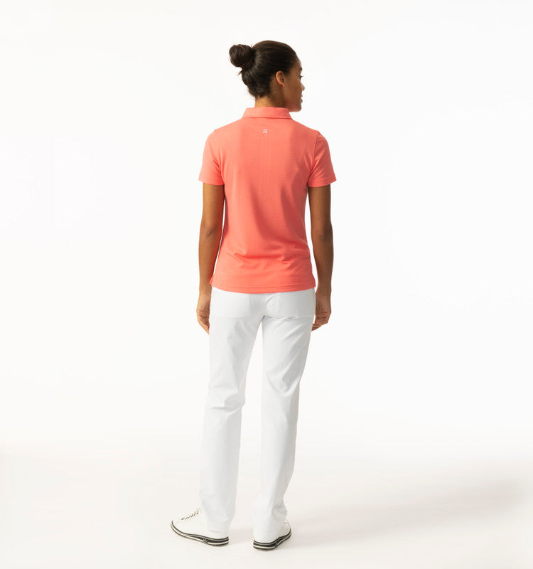 Daily Sports: Women's Peoria Short Sleeve Polo - Coral