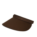 Dolly Mama: Ladies Full Clip On Visor - Phoebe with Crystal Flowers Hats