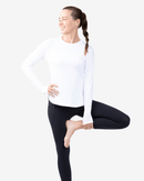 BloqUV: Women's UPF 50 Relaxed Scalloped Top (2015) - White Clothing