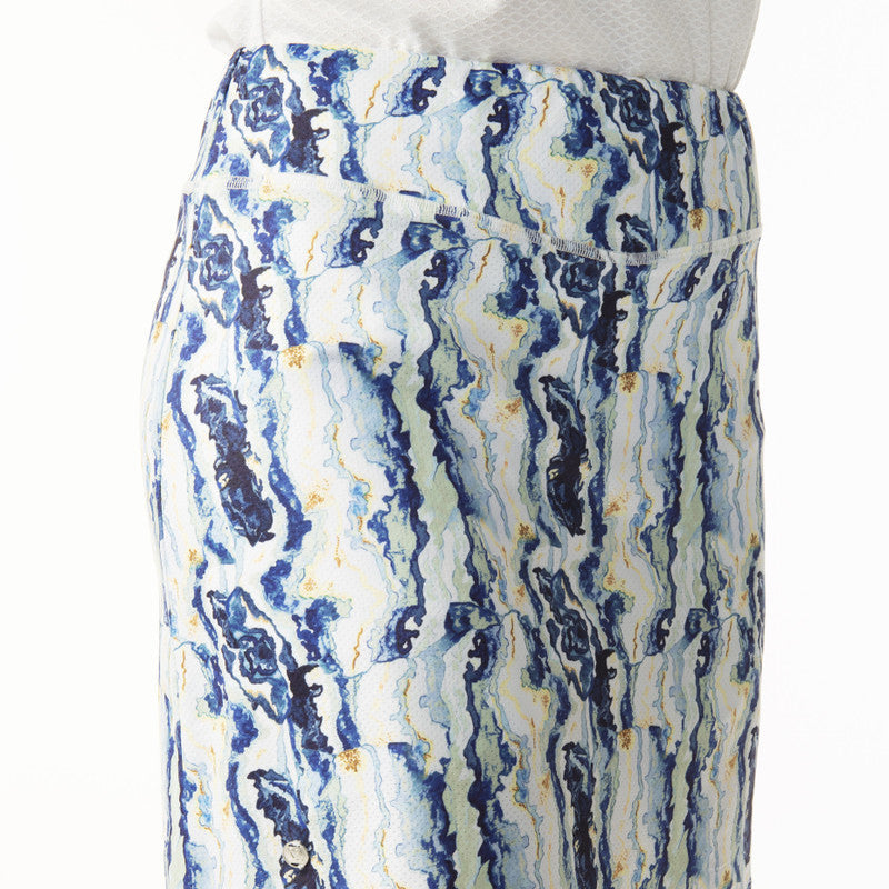 Daily Sports: Women's Marble 20" Skort - Blue