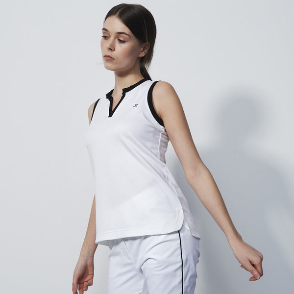 Daily Sports: Women's Massy Sleeveless Polo - White