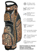 Taboo Fashions: Ladies Monaco Premium Lightweight Cart Bag - Wildcat