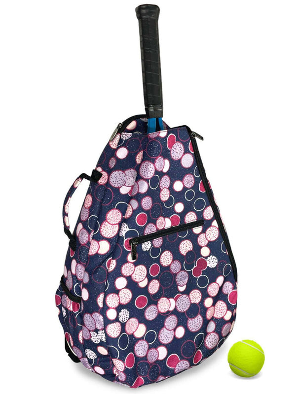 Taboo Fashions: Ladies Premium Tennis Backpack - Poppin Bottles