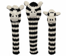 Sunfish: Hand-Knit Wool Animal Headcover Set (Driver, Fairway, & Hybrid) Golf Club Headcovers