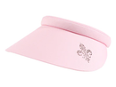 Dolly Mama: Ladies Brigitte Visor - Crystal Fleur De Lis Hats