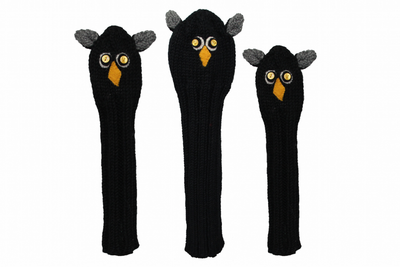 Sunfish: Hand-Knit Wool Animal Headcover Set (Driver, Fairway, & Hybrid)