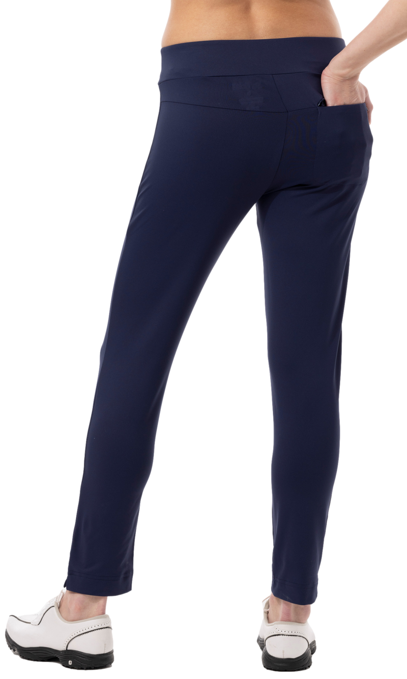 SanSoleil Ladies NavyUPF 50 SolStyle ICE Ankle Length Pant - 900210I (Size Small) SALE