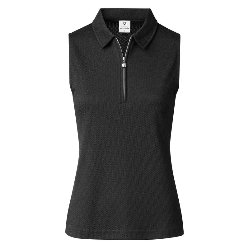 Daily Sports: Women's Peoria Sleeveless Polo - Black