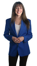 ReadyGOLF: Ladies Trophy Club Blazer Jacket - Royal Blue Clothing