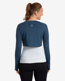 BloqUV: Women's UPF 50 Crop Top (4001) - Midnight Blue Clothing