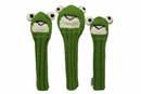 Sunfish: Hand-Knit Wool Animal Headcover Set (Driver, Fairway, & Hybrid) Golf Club Headcovers