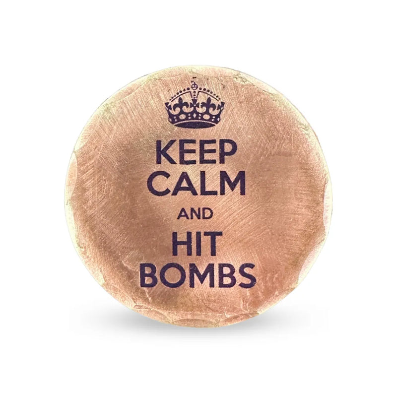 Sunfish: Copper Ball Marker - Keep Calm Hit Bombs