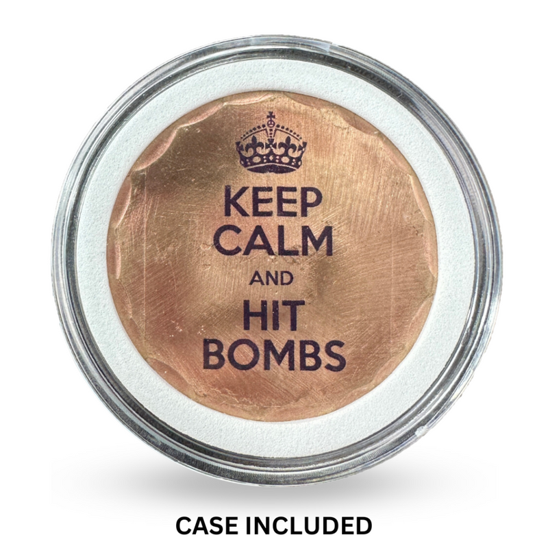 Sunfish: Copper Ball Marker - Keep Calm Hit Bombs