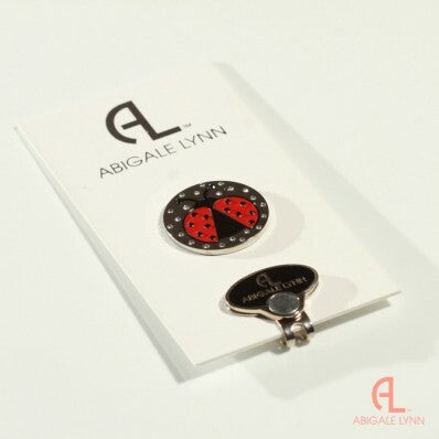 Abigale Lynn Ball Marker & Hat Clip - Ladybug