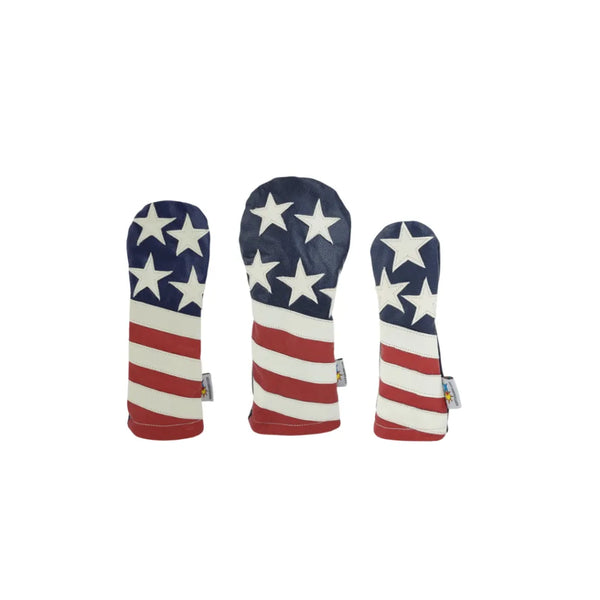 Sunfish: Leather Headcovers Set - The Liberty