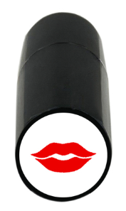 Red Lips Golf Ball Stamp Identifier by ReadyGOLF