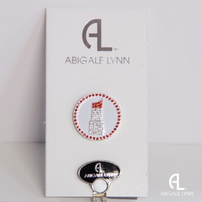 Abigale Lynn Ball Marker & Hat Clip - Lipstick