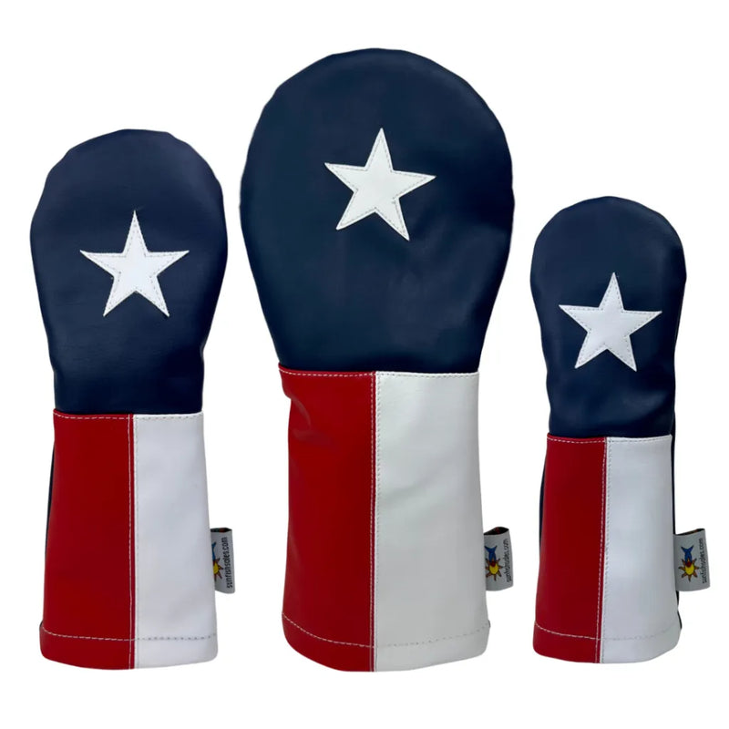 Sunfish: DuraLeather Headcover Set - The Lone Star