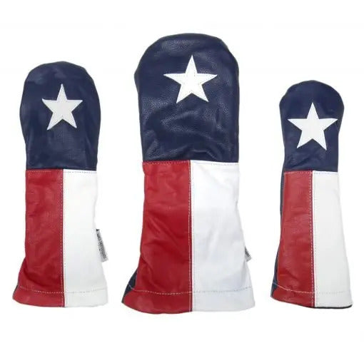 Sunfish: Leather Headcover Set - The Lone Star (DR, FW, HB or Set)