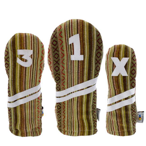 Sunfish: Woven Ace Style Headcovers (Driver, Fairway, Hybrid or Set) - Moab
