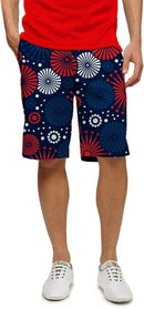 Loudmouth Golf: Men's StretchTech Shorts - Fireworks