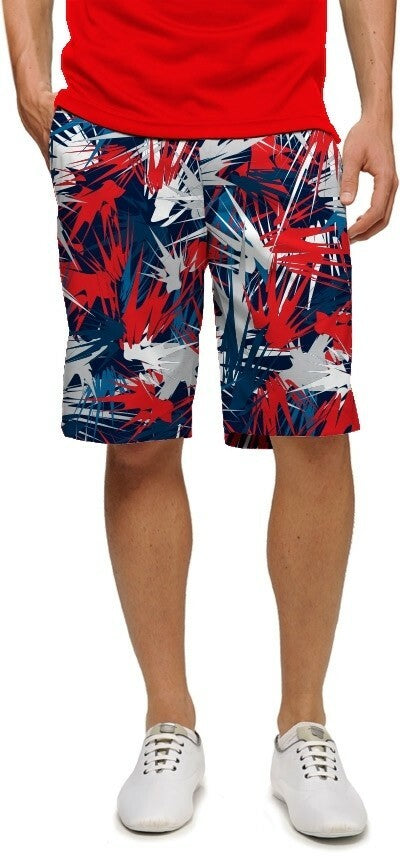 Loudmouth Golf: Men's StretchTech Shorts- Icicles