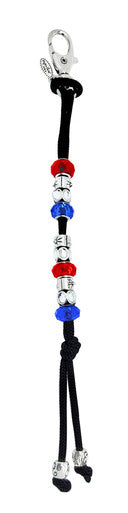 Navika Crystal Mantra Bead Golf Stroke Counter - Patriotic Red, White & Blue
