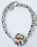 One Putt Designs - Par 3 (Black) Ball Marker Ankle Bracelet