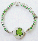 One Putt Designs - Par 3 (Green) Ball Marker Ankle Bracelet