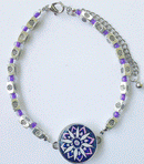 One Putt Designs - Par 3 (Purple) Ball Marker Ankle Bracelet