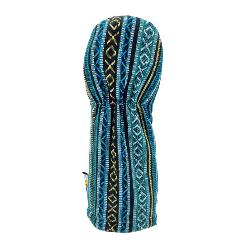 Sunfish: Woven Ace Style Headcovers (Driver, Fairway, Hybrid or Set) - Peacock