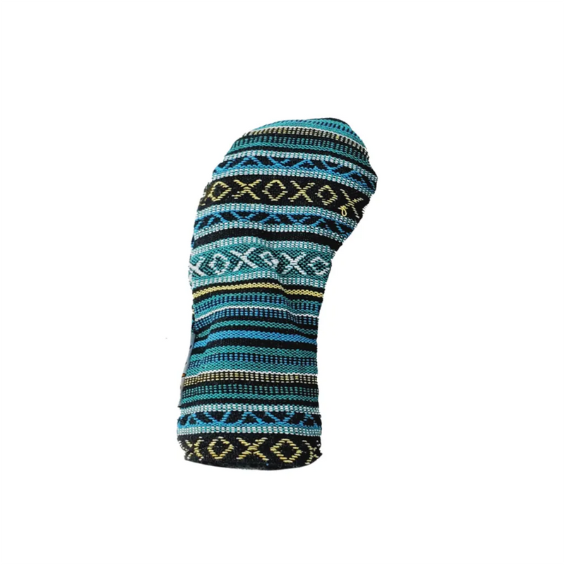 Sunfish: Hand-Woven Barrel Headcovers Set - Peacock