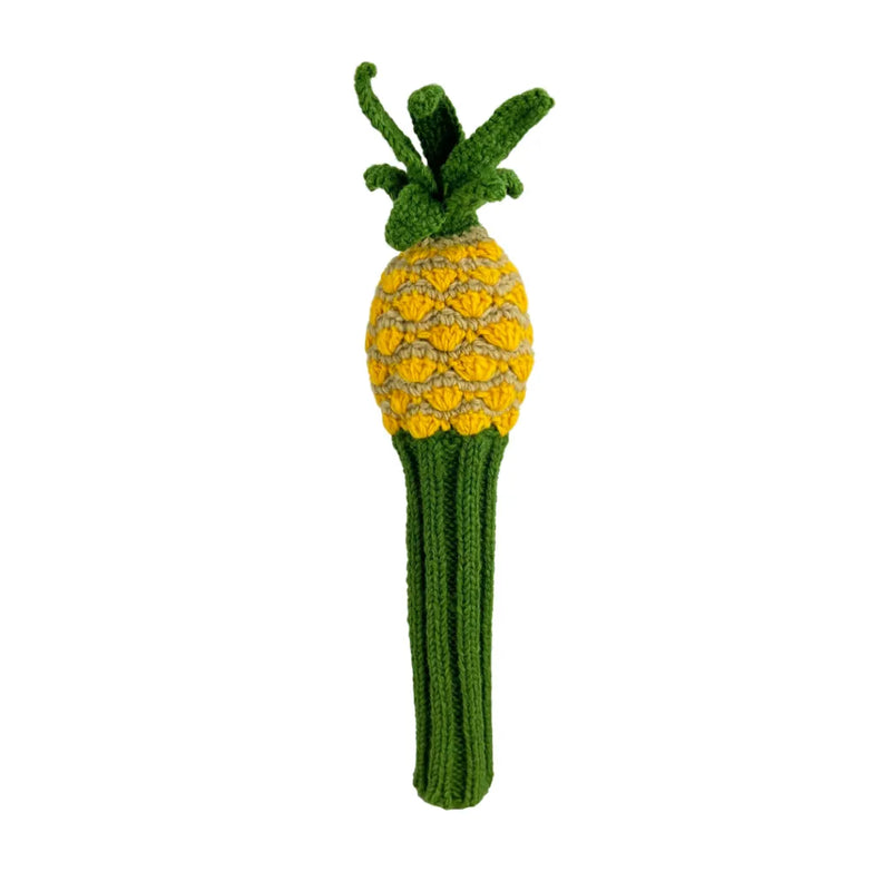 Sunfish: Knit Wool Headcover - Pineapple (Driver, Fairway, Hybrid, or Set)
