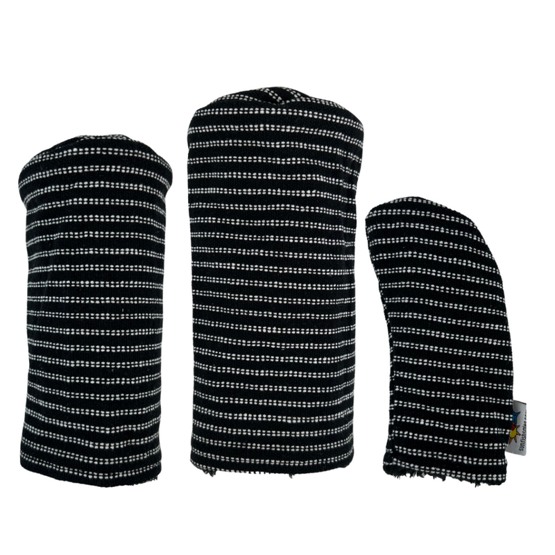 Sunfish: Hand-Woven Barrel Headcovers Set - Pinstripe