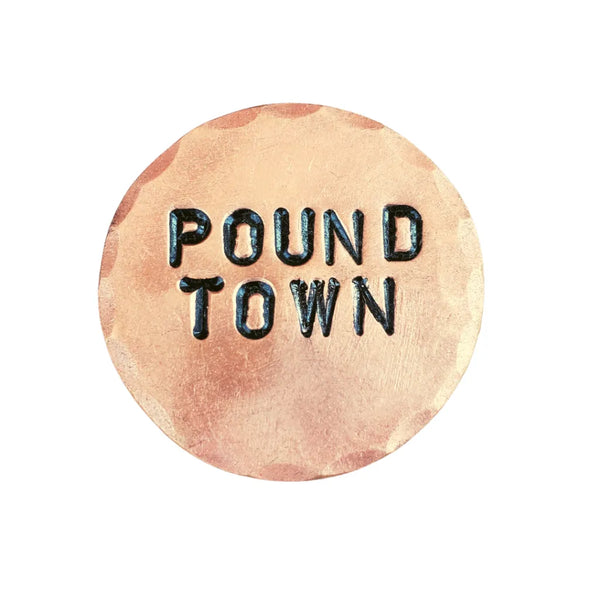 Sunfish: Hand Stamped Copper Ball Marker - Pound Town