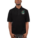 The 19th Hole Men's Embroidered Golf Polo Shirt by ReadyGOLF