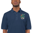 The 19th Hole Men's Embroidered Golf Polo Shirt by ReadyGOLF