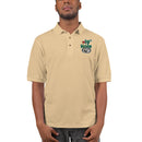 The 19th Hole Men's Embroidered Golf Polo Shirt by ReadyGOLF