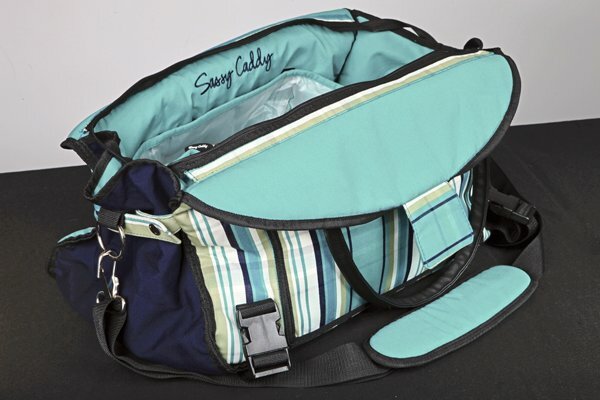 Sassy Caddy: Weekender & Fitness Bag -  Preppy