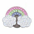 Bonjoc: Ball Marker & Hat Clip - RAINBOW CLOUDS