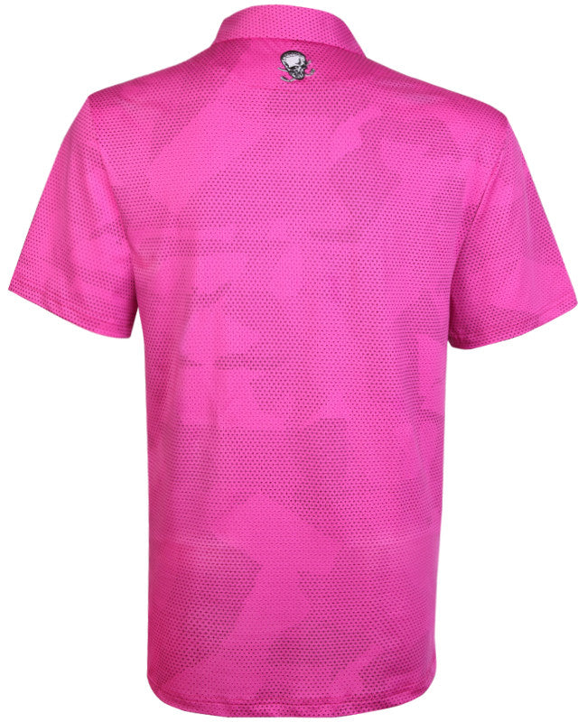 Tattoo Golf: Rogue Cool-Stretch Golf Shirt - Pink
