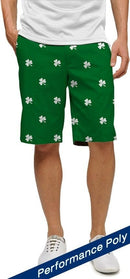 Loudmouth Golf: Men's StretchTech Shorts - Shamrocks
